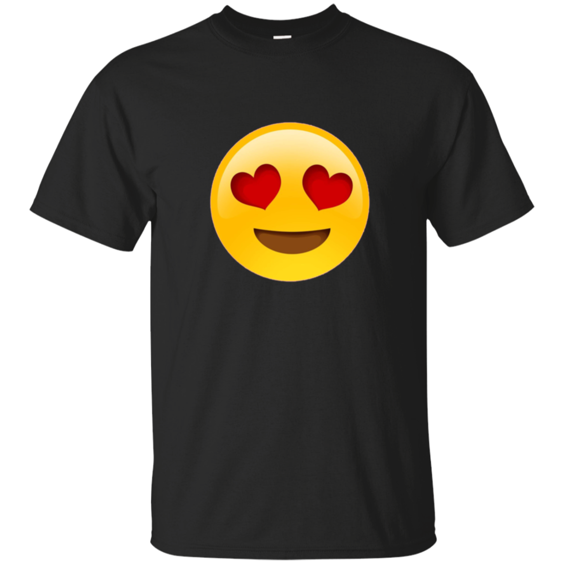 Emoji T Shirt Heart Eyes Love Smiley Tee t shirt T SHIRTS