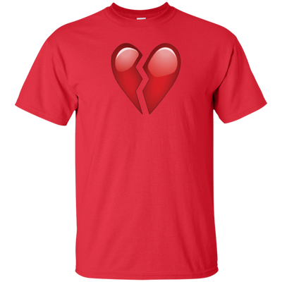 Broken Heart T Shirt Broken Heart Date Love Emoji Tee Shirt