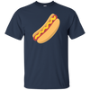 Hot Dog Emoji T Shirt BBQ Emoticon Wiener Bun Sausage