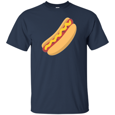 Hot Dog Emoji T Shirt BBQ Emoticon Wiener Bun Sausage