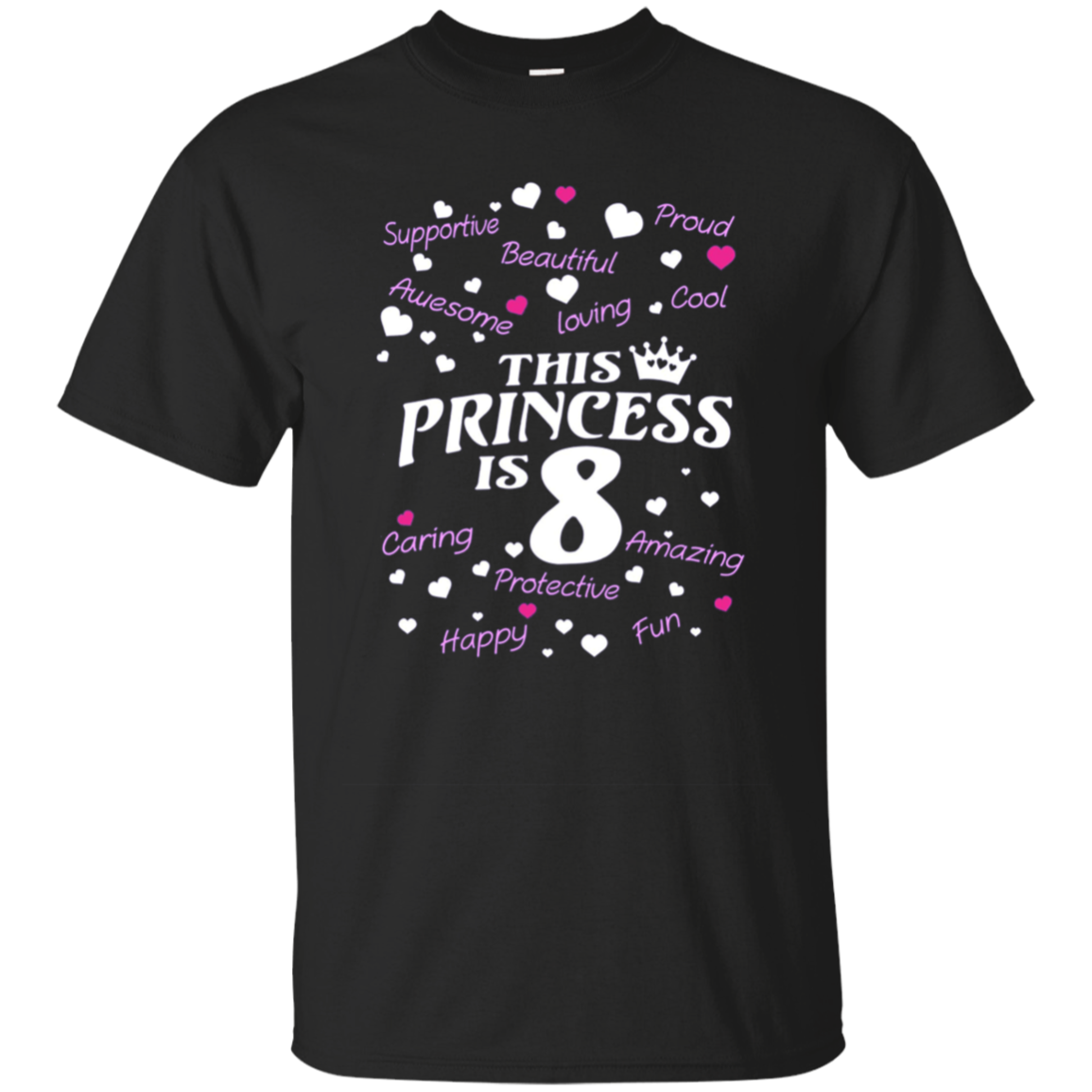 Kids Best birthday gift shirt for 8 year old girl