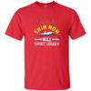 Funny Warning Swim Mom Will Shout Loudly T-shirt Meme Gift