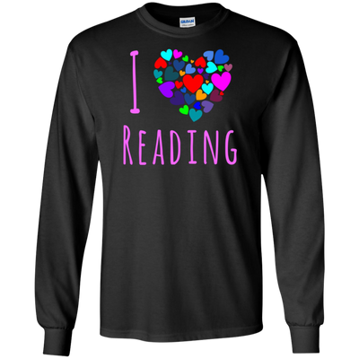 I Love Reading T Shirt - Heart Love Books Shirt Reading Club