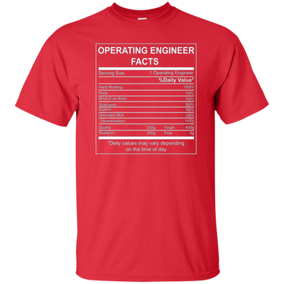 Operating Engineer Facts Funny Tshirt Gift For Men/Women