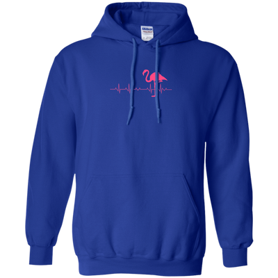 Flamingo Heartbeat Funny Tshirt. Gift For Men/Women/Kid