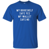 Bookshelf Says Yes Wallet Says No Long Sleeve Shirt