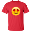 Emoji T Shirt Heart Eyes Love Smiley Tee t shirt T SHIRTS