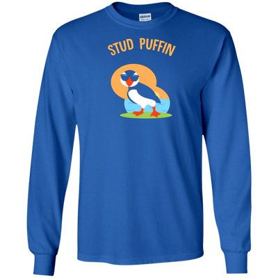 FUNNY STUD PUFFIN T-SHIRT Cute Zoo Animal Sea Bird Gift #2