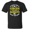 Funny Monkey Circus T-shirt Pet Zoo Animal Novelty Gift