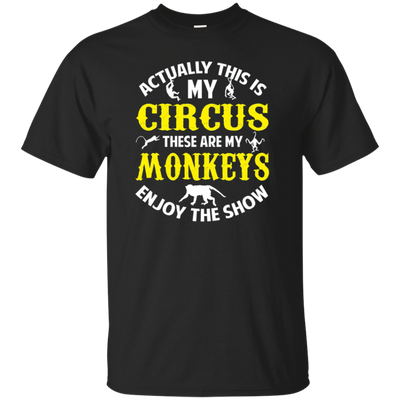 Funny Monkey Circus T-shirt Pet Zoo Animal Novelty Gift