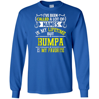 Funny Bumpa Is My Favorite Name T-shirt Family Meme Gift