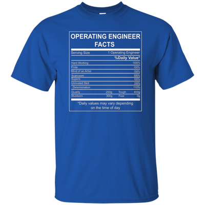 Operating Engineer Facts Funny Tshirt Gift For Men/Women