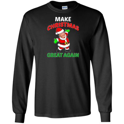 FUNNY MAKE CHRISTMAS GREAT AGAIN T-SHIRT Donald Trump 2016