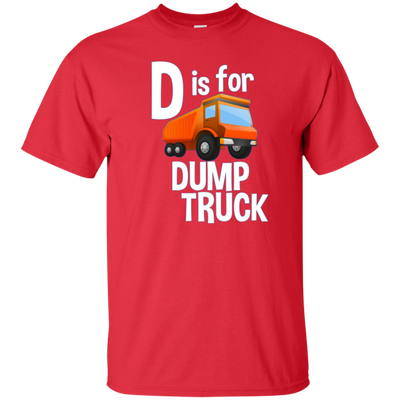 Dump Truck Shirts for Boys - D is for Dump Truck T-Shirt