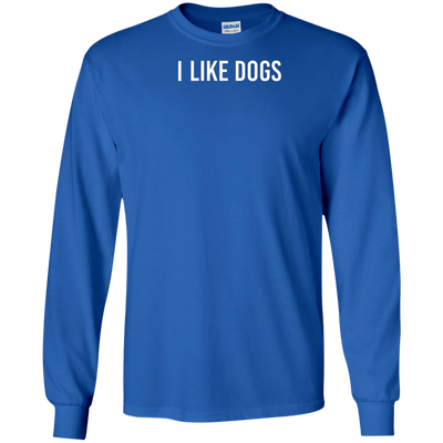 "I Like Dogs" T-Shirt for Dog Lovers