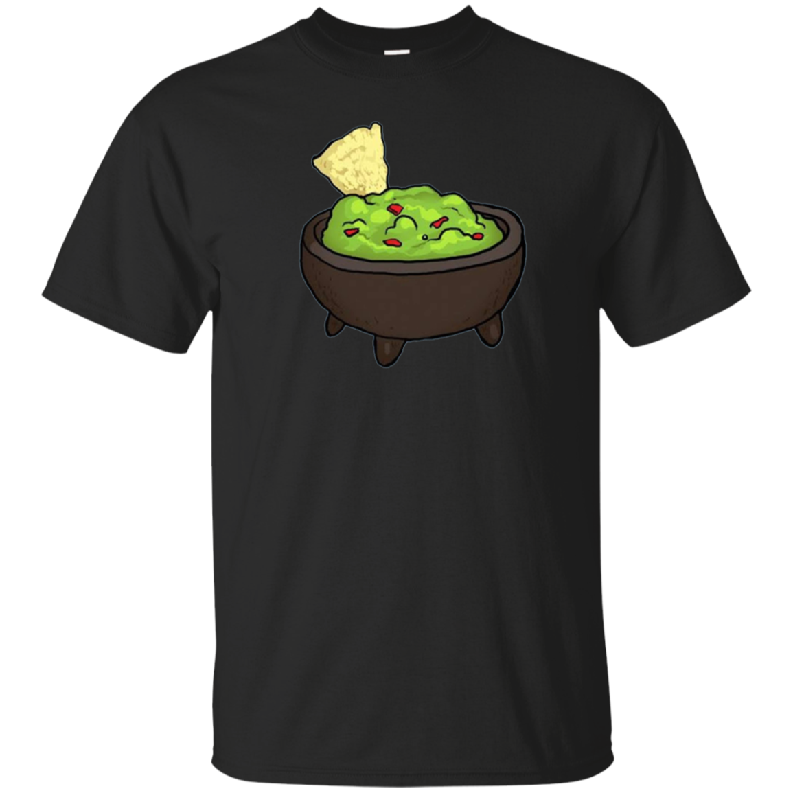 FOOD EMOJI | Guacamole Bowl GUAC and CHIPS Emoji T-Shirt