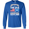 I May Live In The USA But My Story Began In Scotland T-Shirt