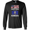 American By Birth Proudly Raised In Kansas Flag Shirt