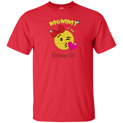 Mommy of the Birthday Girl Emoji Birthday Party Shirt