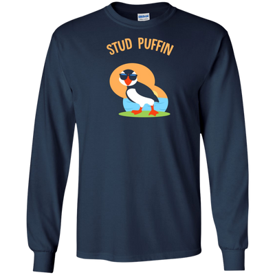 FUNNY STUD PUFFIN T-SHIRT Cute Zoo Animal Sea Bird Gift #2