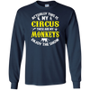 Funny Monkey Circus T-shirt Pet Zoo Animal Novelty Gift