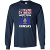 American By Birth Proudly Raised In Kansas Flag Shirt