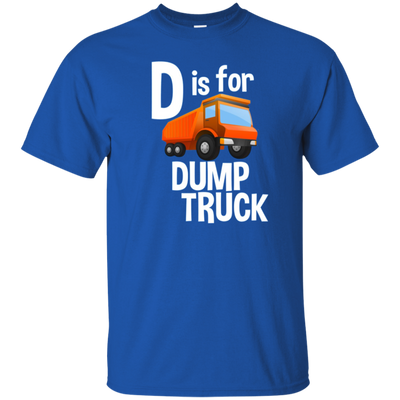 Dump Truck Shirts for Boys - D is for Dump Truck T-Shirt