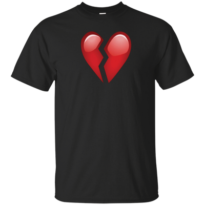 Broken Heart T Shirt Broken Heart Date Love Emoji Tee Shirt