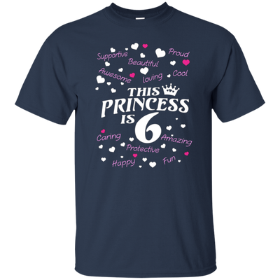 Best birthday gift shirt for 6 year old girl