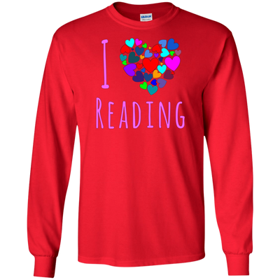 I Love Reading T Shirt - Heart Love Books Shirt Reading Club