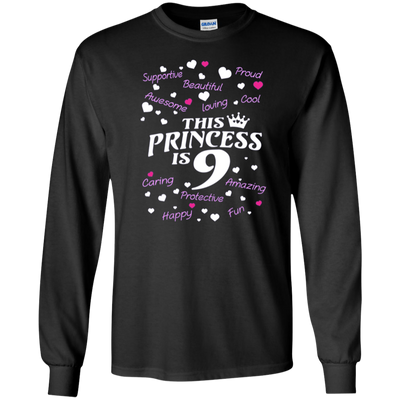 Kids Best birthday gift shirt for 9 year old girl