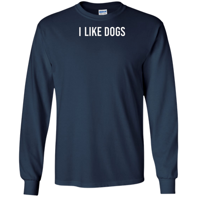 "I Like Dogs" T-Shirt for Dog Lovers