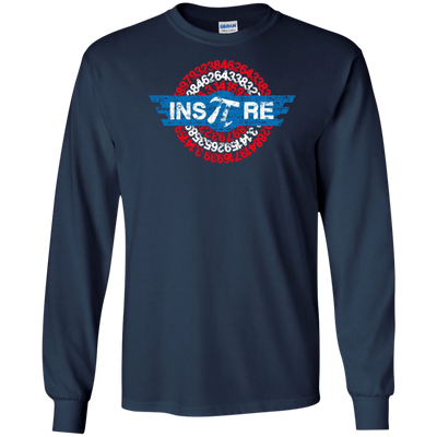 insPIre Pi Superhero Shield Math Teacher, Geek & Nerd Shirt