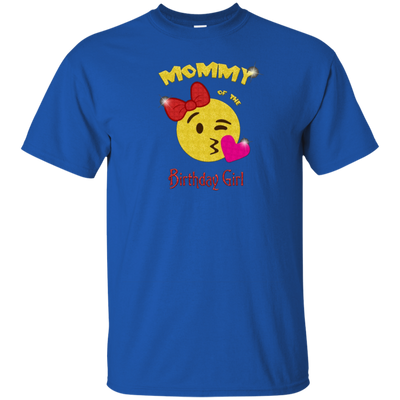 Mommy of the Birthday Girl Emoji Birthday Party Shirt