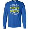 Funny Monkey Circus T-shirt Pet Zoo Animal Novelty Gift