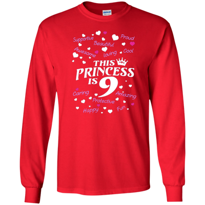 Kids Best birthday gift shirt for 9 year old girl