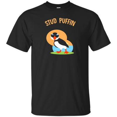 FUNNY STUD PUFFIN T-SHIRT Cute Zoo Animal Sea Bird Gift #2