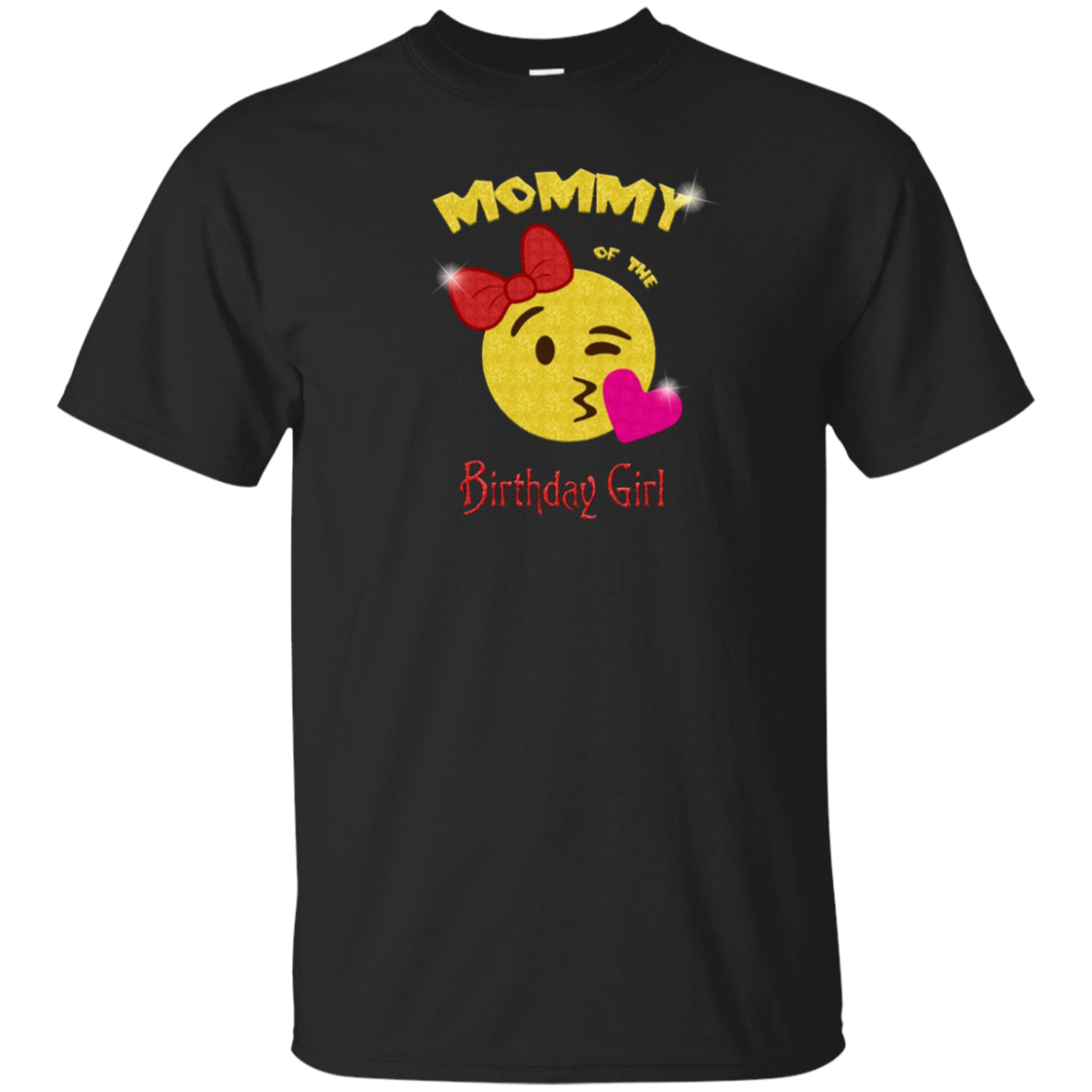 Mommy of the Birthday Girl Emoji Birthday Party Shirt