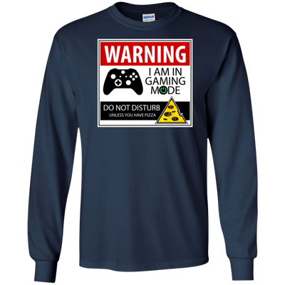 Warning I Am In Gaming Mode Funny Birthday Gift For Gamers