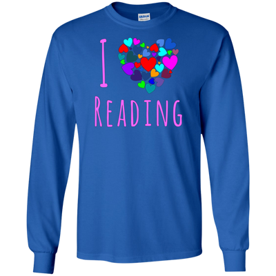 I Love Reading T Shirt - Heart Love Books Shirt Reading Club