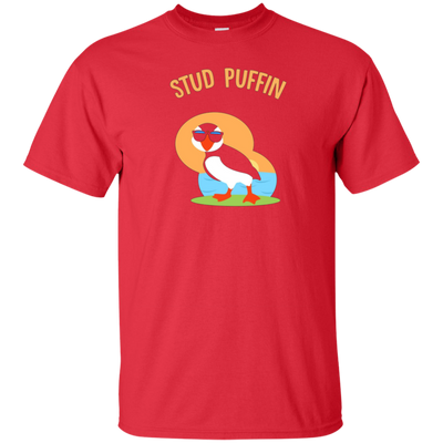 FUNNY STUD PUFFIN T-SHIRT Cute Zoo Animal Sea Bird Gift #2