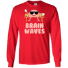 Funny Brain Waves T-shirt Science School Teacher Geek Nerd