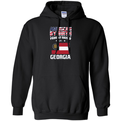 American By Birth Proudly Raised In Georgia Flag Shirt