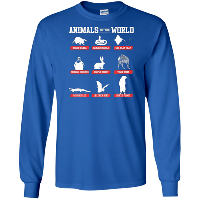 Animals of the World Funny Meme Shirt