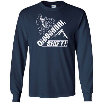 Oh Shift Bicycle Bike Rider Funny Tee Shirt