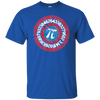 Captain Pi Superhero Shield Shirt for Math Geeks and Nerds