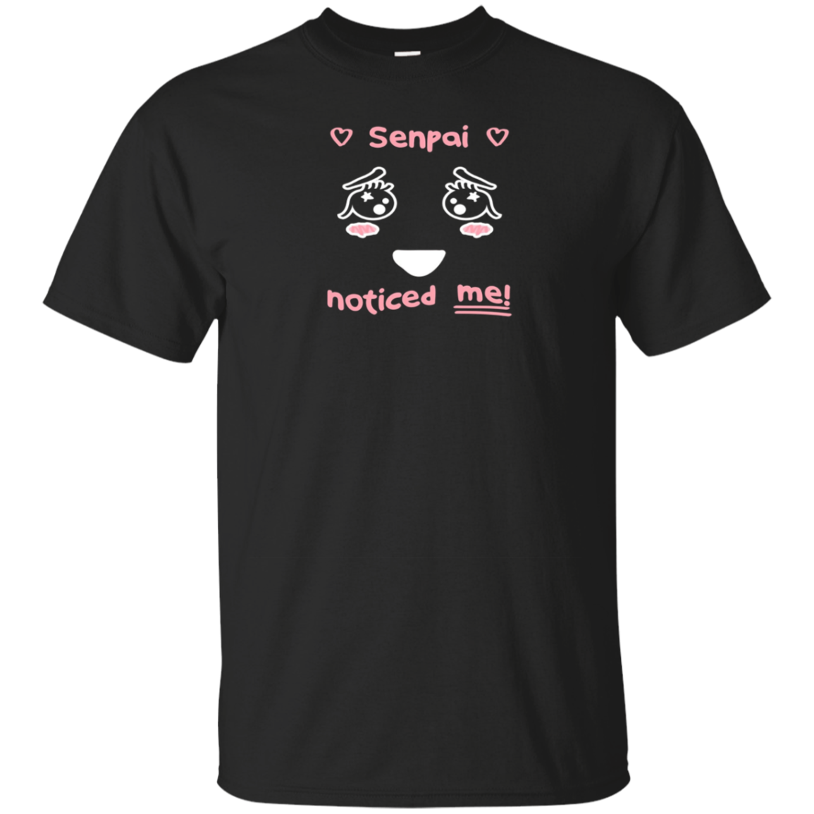 SENPAI NOTICED ME T-SHIRT funny anime manga gift