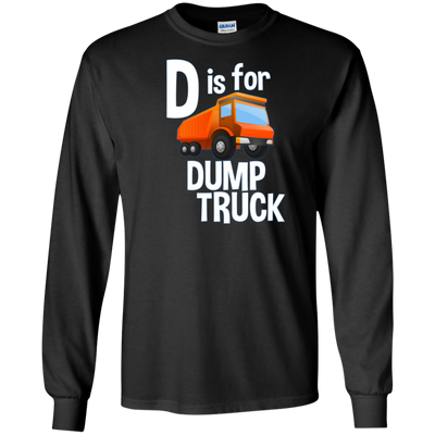 Dump Truck Shirts for Boys - D is for Dump Truck T-Shirt