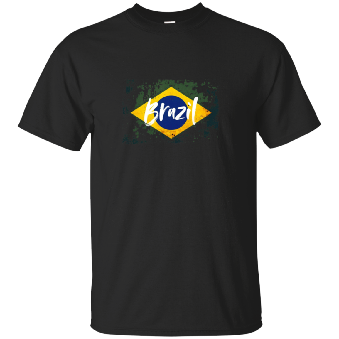 Brazil distressed flag long sleeve shirt for men women youth