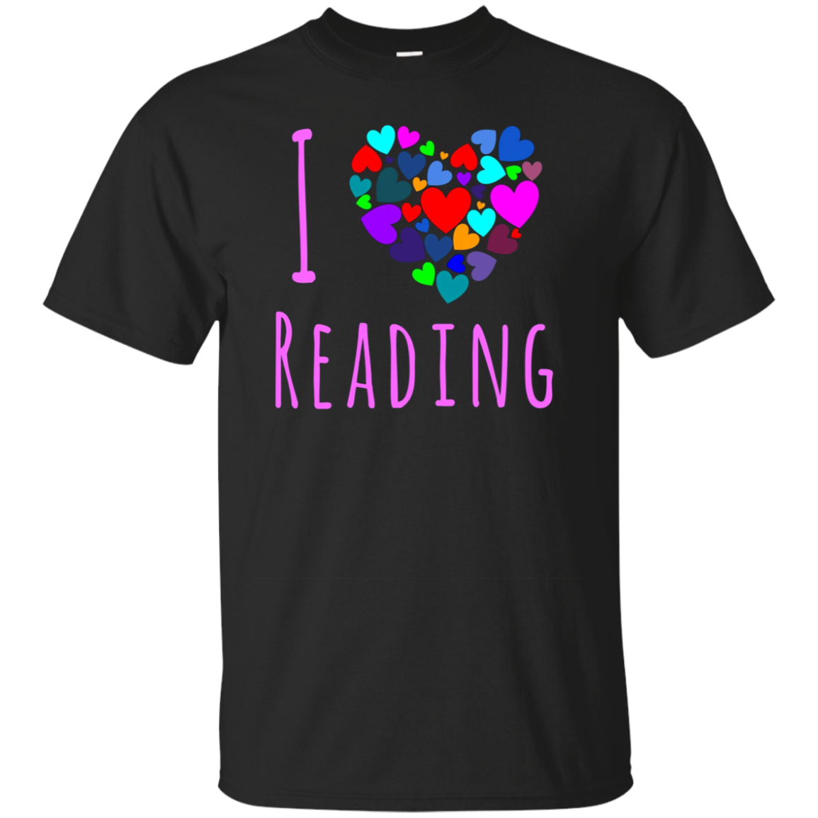 I Love Reading T Shirt - Heart Love Books Shirt Reading Club